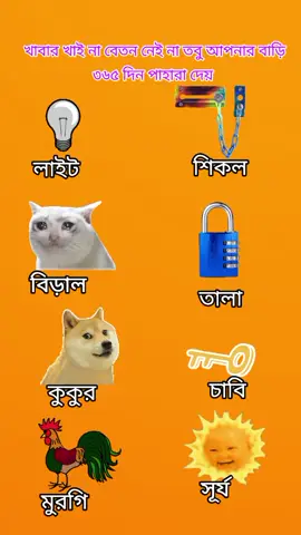 খাবার খাই না বেতন নেই না তবুও আপনার বাড়ি ৩৬৫ দিন পাহারা দেয়  #সবাই_একটু_সাপোর্ট_করবেন_প্লিজ #tiktok #foryou #ধাঁধা #bangladesh🇧🇩 