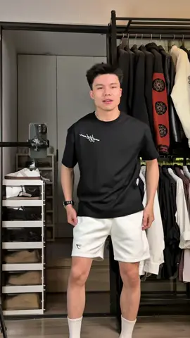 Quần Short Nỉ 2 Da Thêu Cá Mập #thanhdongian #goclamdep #fyp #review 