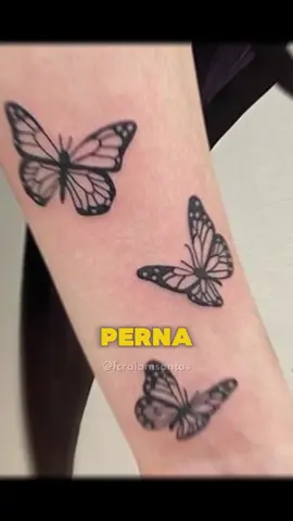 3 Borboletas não pô, aí já é demais🤣🦋 #raiamsantos #raiam #sociólogo #tatuagem #borboleta
