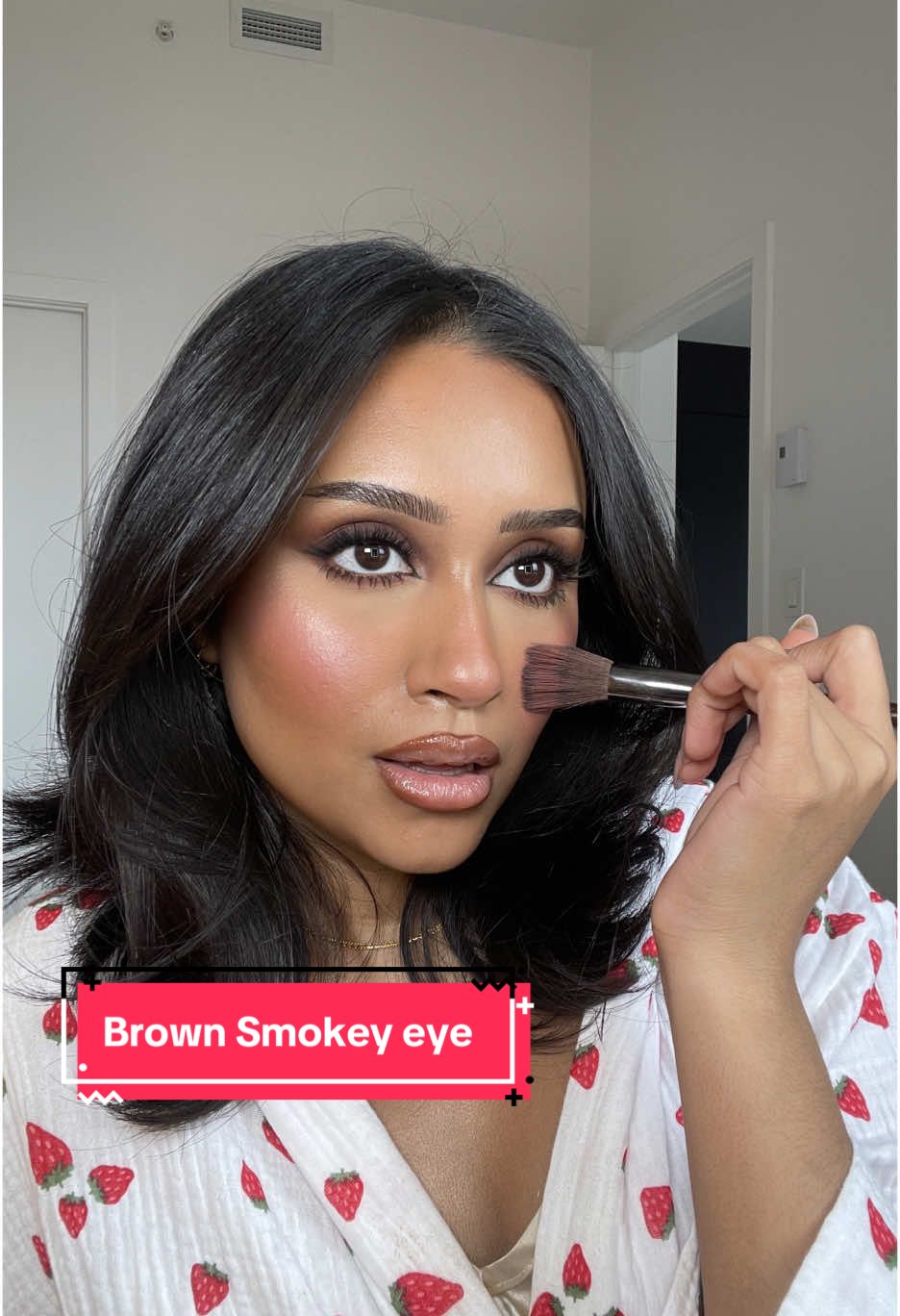 the most flattering brown smokey eye 🤎 @Armani beauty eye tint in sandalwood @patrick ta dimensional 1 palette @maccosmetics carbon black @Kulfi Beauty mascara @Kosas corrector fantasy @DanessaMyricksBeauty yummy skin @urban decay power grip @Haus Labs by Lady Gaga foundation @L’Oréal Paris concealer @Huda Beauty powder in banana @Gucci blush in coral @Givenchy bronzer in 04 @Charlotte Tilbury bronzer in tan @NYX Professional Makeup brown lipliner @lisewatier en vogue gloss #smokeyeye #tutorial #grwm #easy #eyemakeup #browneyes #brownsmokey #oliveskin #highcontrast #sultry #glam #fullglam #heavymakeup #desi #indian #bengali #partymakeup #DIY #fyp 