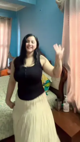 Going with the trend 🤭  #ashu #fyp #fypviralシ #nepalisong #foryoupage #goviral #fypシ゚ #dance #fun #trending #achhalekinlondonkochisolesamaula #nepalitiktok #rachanarimal #rajeshhamal 
