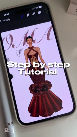 Hurry🥳🥳#fashionillustration #universalstyluspen #procreatepocket #procreatetutorial 