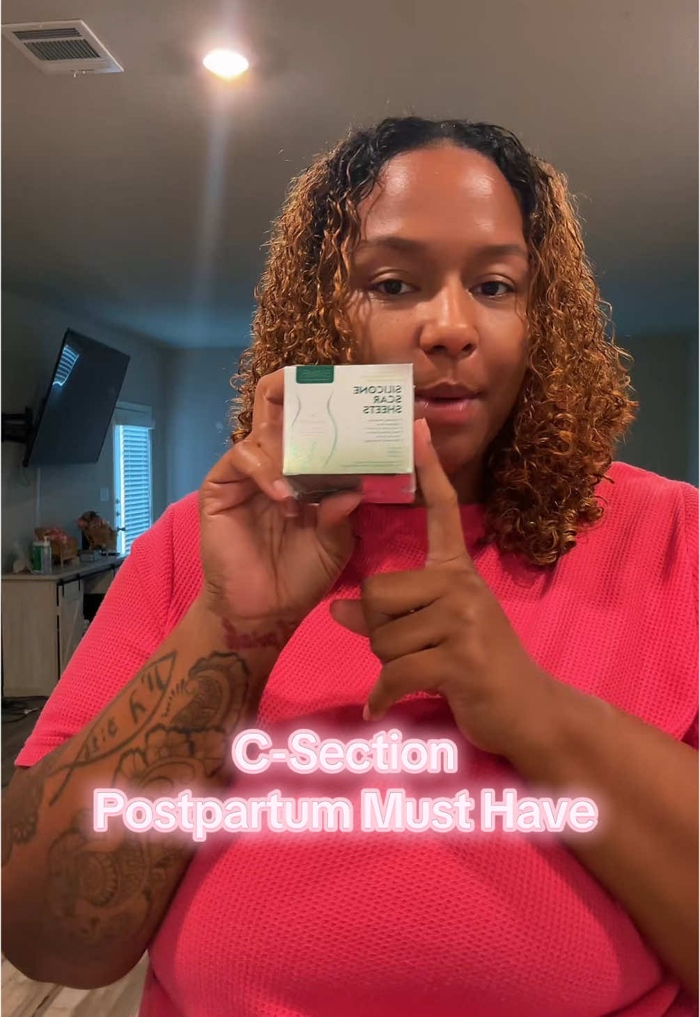 Definitely a #postpartumrecovery must have! #whatsinmyhospitalbag #csectionrecovery #postpartum #siliconescartape 