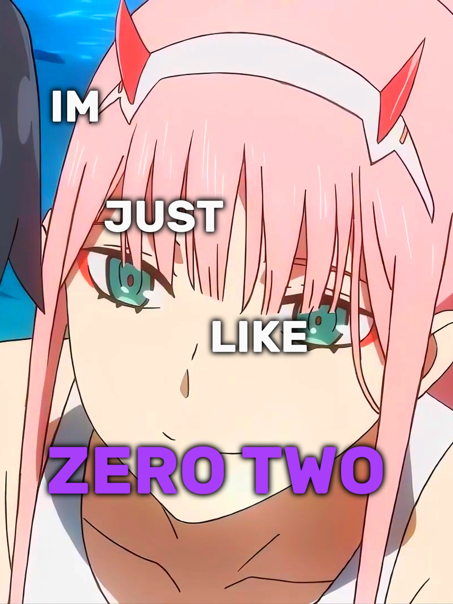 ZERO TWO 💜💜, Discord in bio #アニメ #zerotwo #zerotwoedit #darlinginthefranxx #edit #animeedit #anime tik tok #anime