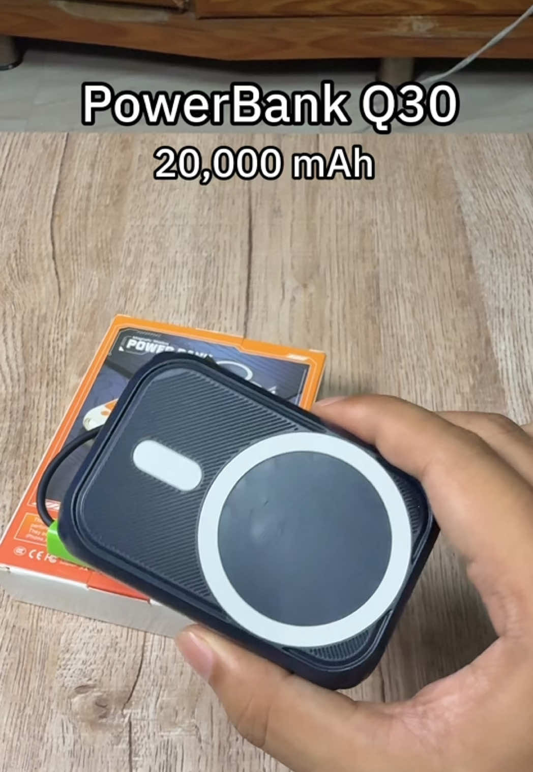พาวเวอร์แบงค์Q30แบต20,000mAh รองรับชาร์จไวและมีมอกรับรองความปลอดภัย #powerbank #พาวเวอร์แบงค์ #พาวเวอร์แบงค์มีสายชาร์ในตัว #พาวเวอร์แบงค์ชาร์จเร็ว #รีวิวพาวเวอร์แบงค์ #ราคาถูก 