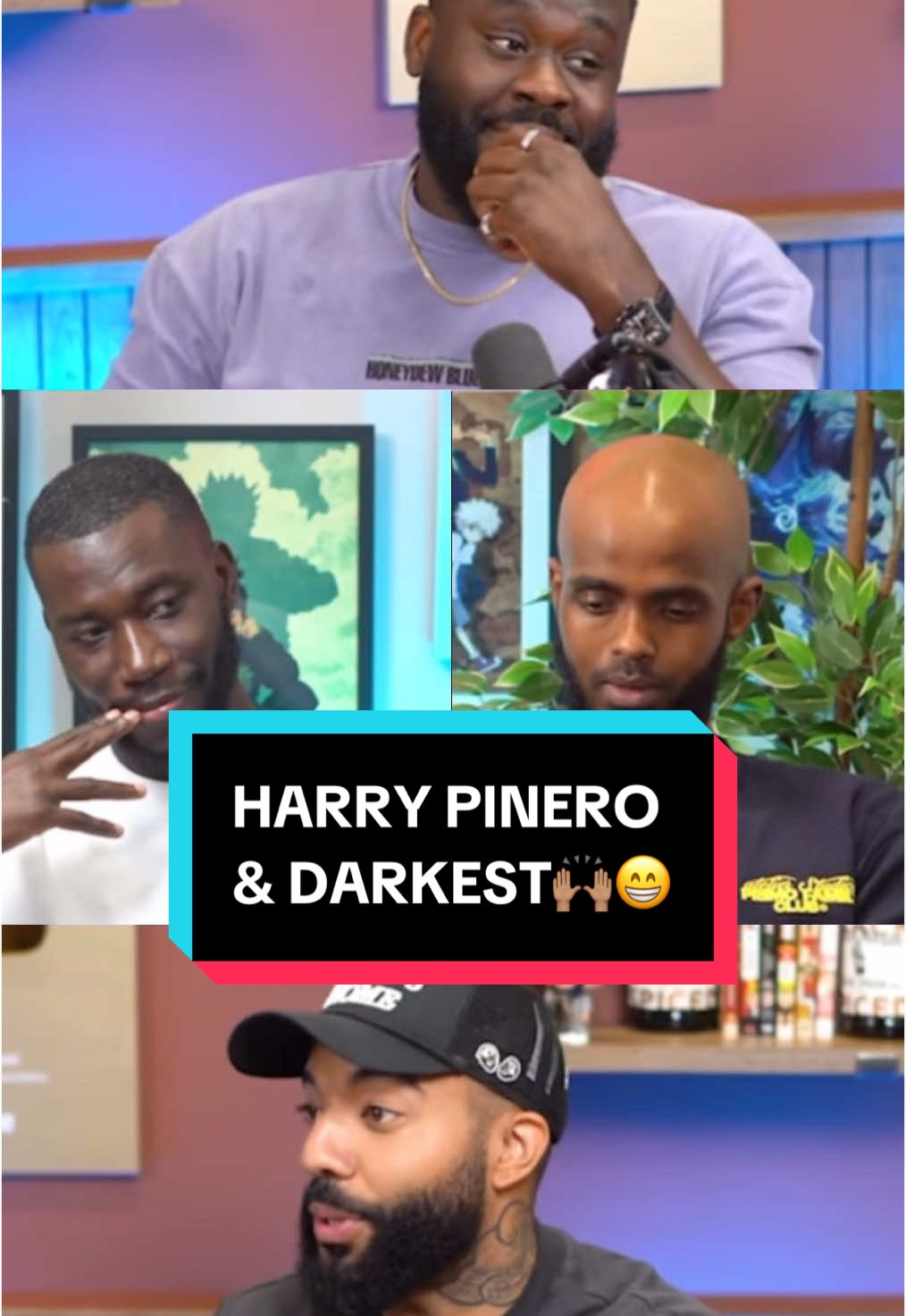 HARRY PINERO & DARKEST🙌🏽😁 #shxtsngigs #shxtsngigsclips #funny #podcasts #oldandbald #harrypinero #darkest 