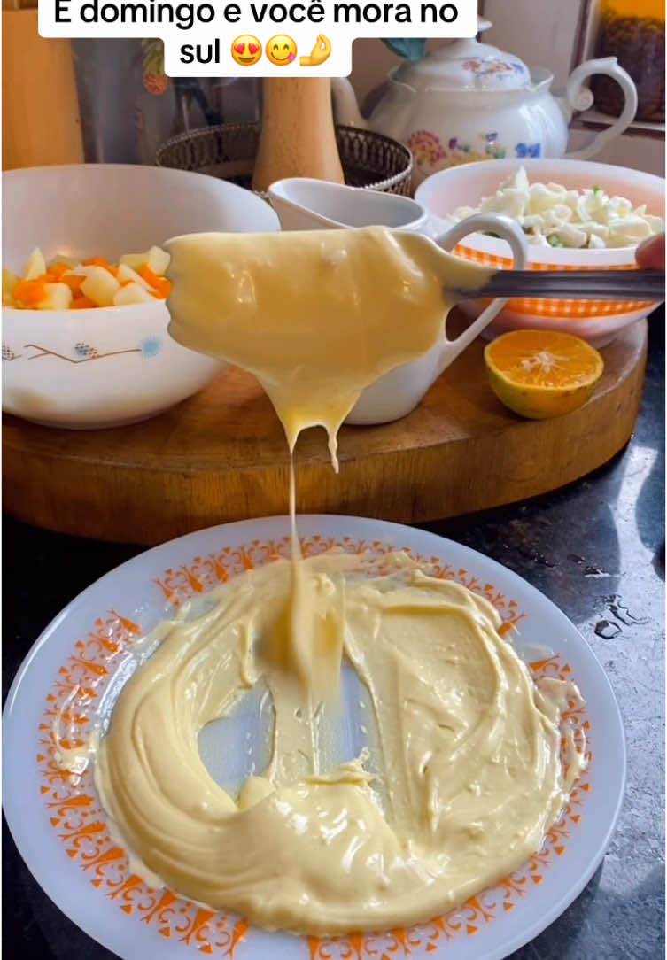 Maionese raiz com gema crua😋😍🤌 #maionese #receita #fyp 