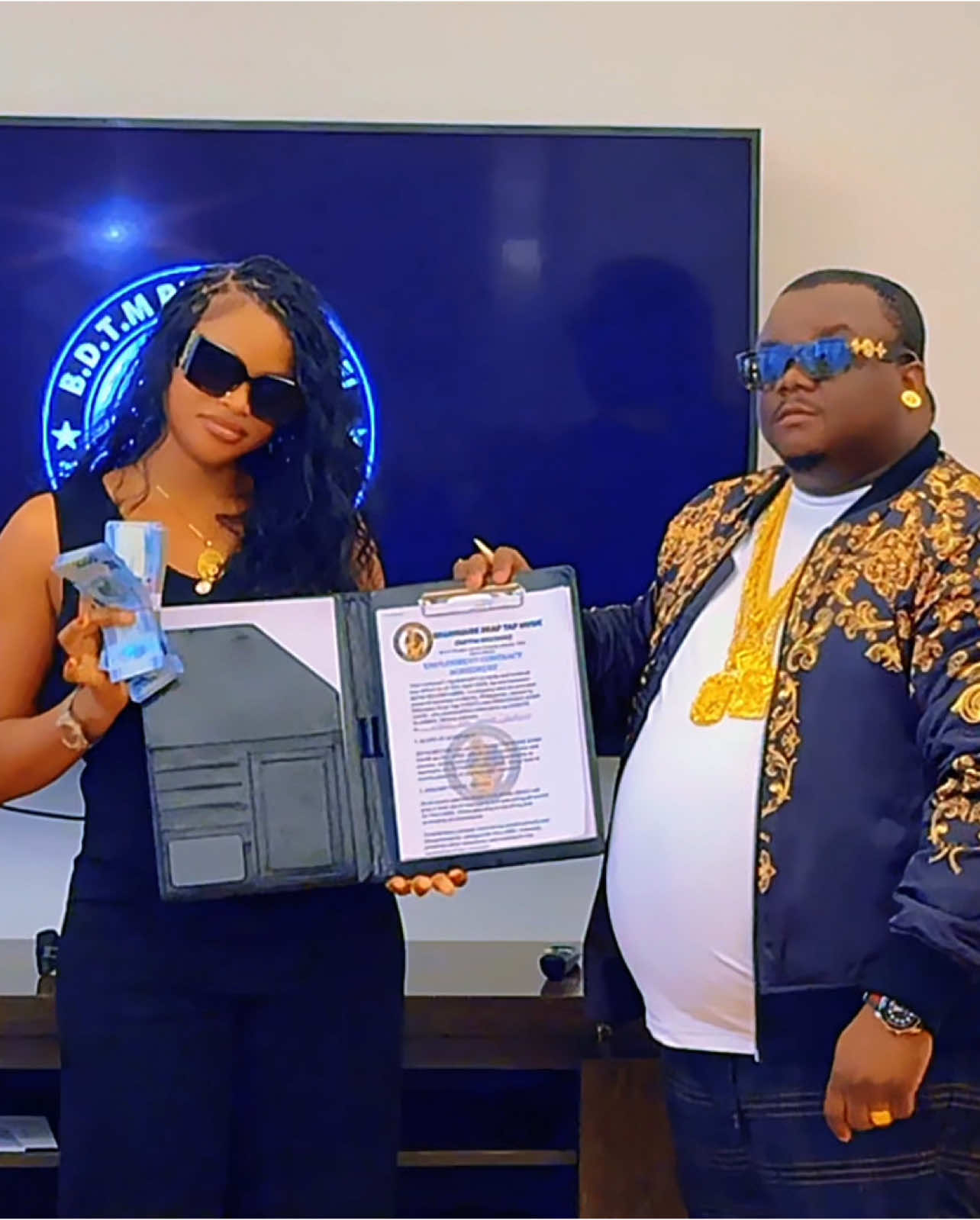 Hello everyone, Yesterday April 19th, BDTM Record Label officially signed MELISSA SAYDEE as the label's makeup artist and PRINCESS SOMA DAVID as the label's official event coordinator for a one year contract. Congratulations and welcome to the BDTM family. We believe in God. Stay focused. We are the best. You can watch the full video on the label's official YouTube channel. https://youtube.com/@bdtmrecord?si=wjJf0b3sOkCPsrJR
