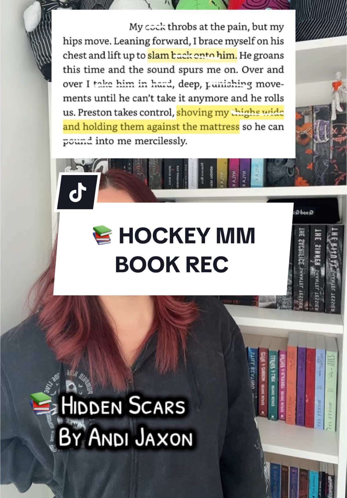 My heart hurt reading this book, I absolutely LOVED Jeremy and Preston 🥺🩵 📚 Hidden Scars by @Andi Jaxon  Another AMAZING REC from my wife @Alix Nicole 🖤📚  #mmromancebooks #mmhockeybook #hockeyromance #hockeyromancebook #mmbookrecs #mmbooktok #darkromancebooks #romancebooks 