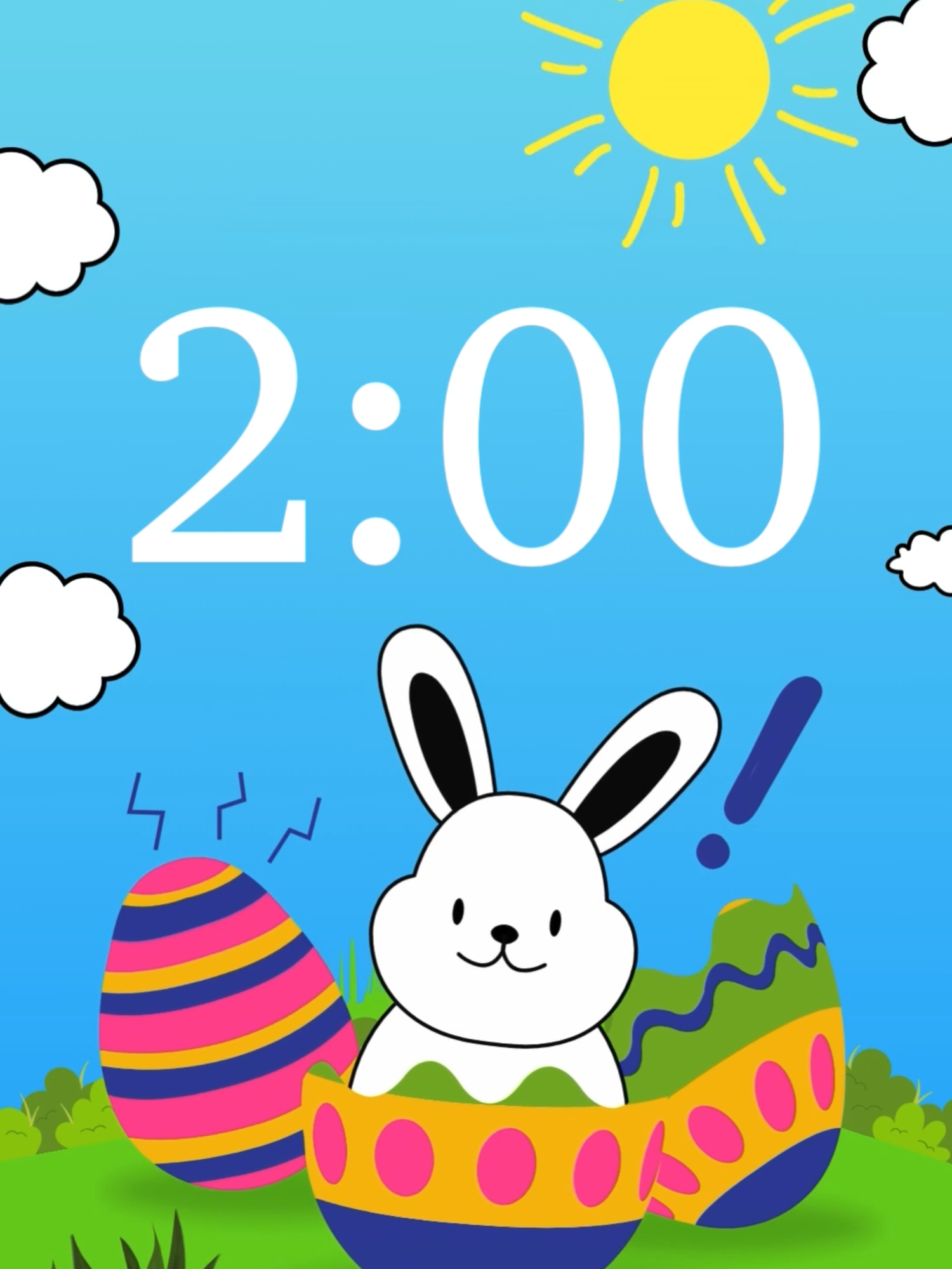 Easter YT Short #easter #eastertimer #easterwishes #easterbunny #easterwishes2025#timer #2minutetimer