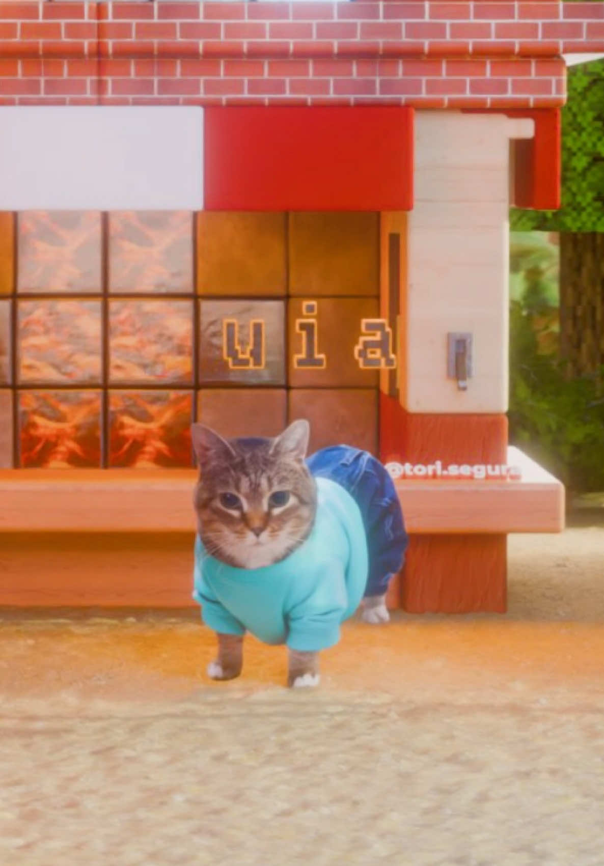Ethel‘s Lava Uia 😼🔥 OIIA Cat x Steve‘s Lava Chicken by Jack Black (A Minecraft Movie Soundtrack) @oiiacat_ethel 