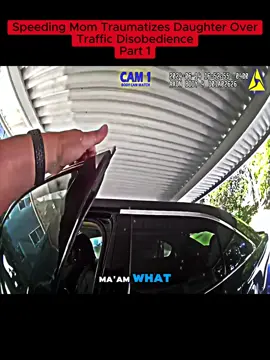 Speeding Mom Traumatizes Daughter Over Traffic Disobedience #cops #copsoftiktok 