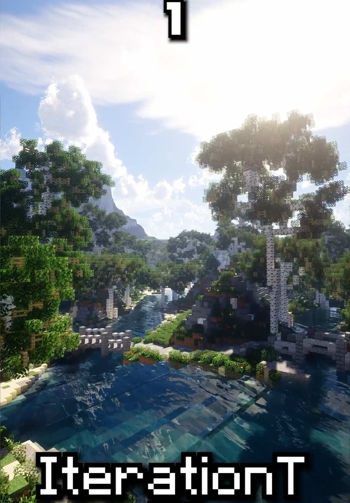 The BEST Shaders in Minecraft 1.21 #shorts #Minecraft #shadersminecraft #shaders #derivative #iteration300 #viral 