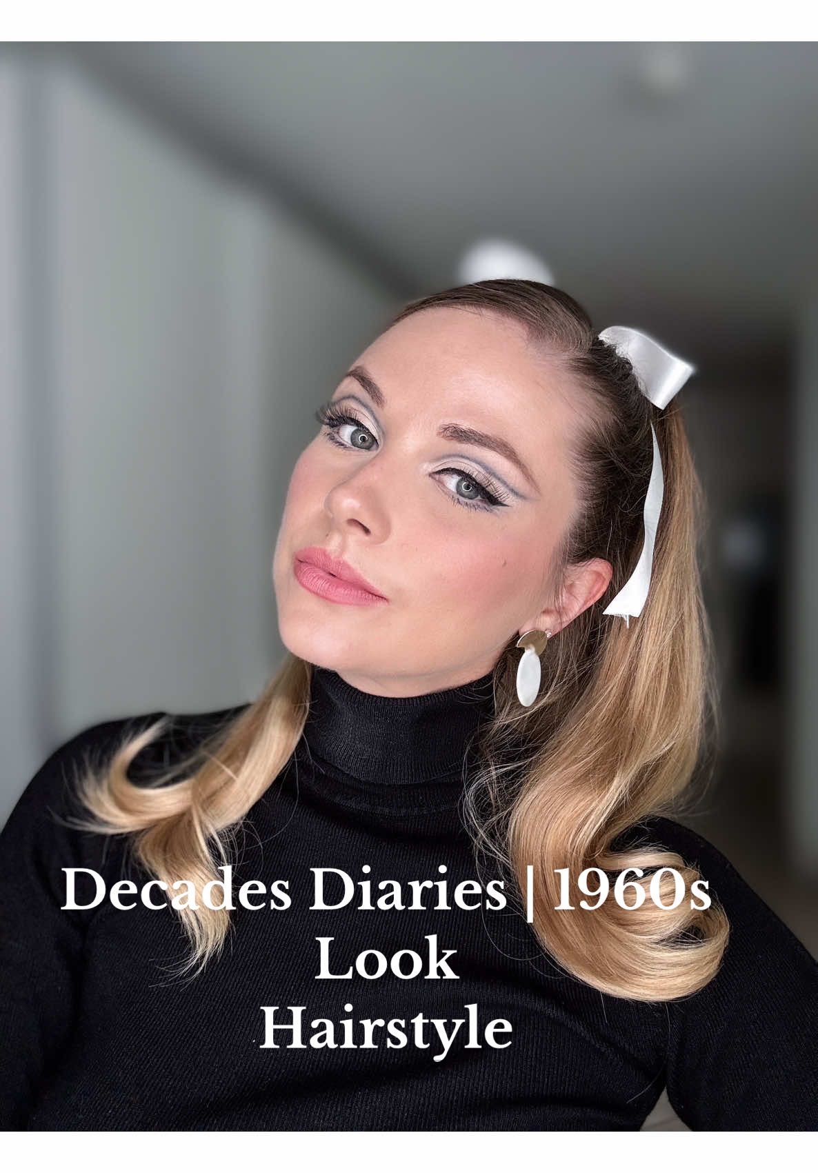 60s sleek high ponytail tutorial with ribbon—chic, timeless, and so easy to recreate! Save this for your next glam look. Would you wear this vintage hairstyle? I created these soft, 60s-inspired curls using my @ghd @ghd germany iron—it gives the smoothest finish and the perfect bounce every time! #1960shair #sleekponytail #vintagehairstyle #modernvintage #hairtutorial #retrobeauty #hairtok #beautyovert30 #timelessglam #eleganthair #creatorsearchinsights 