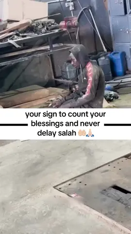 Never delay Salah 🤲🏻 whoever you are #muslim #islam #muslimtok #fyp 