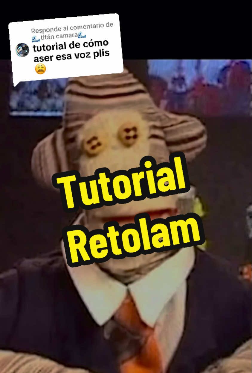 Respuesta a @🌊titán camara🌊 tutorial retolam #ia #voz #retrolam #retolam #parati #tutorial 
