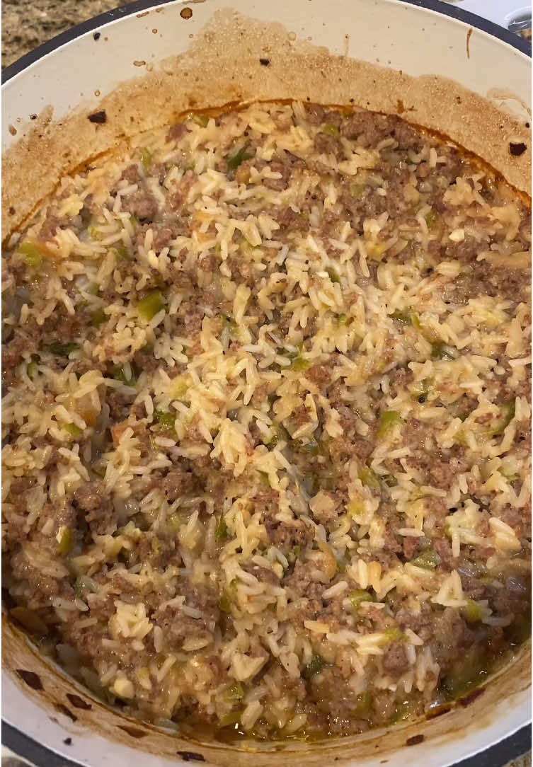 Stumpy’s Dirty Rice! #jimmydeansausage #dirtyrice #nottraditional #rice #sogood #alwaysahit #fyp #easter #sidedish 