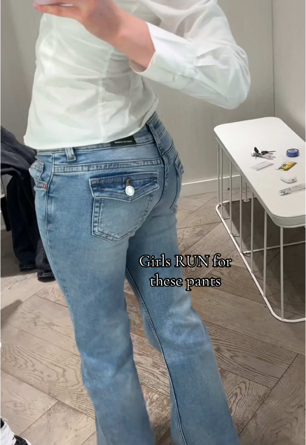 Less rise, more impact #lowrisejeans #lowrise #fashiontiktok #OOTD #y2kfashion #outfitinspo #fashion 