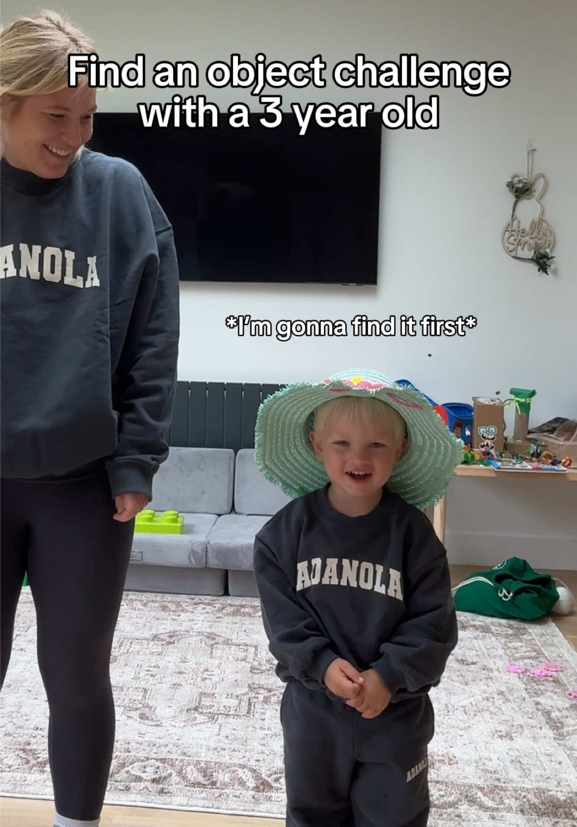 The way he celebrated when I got one 🥹❤️ This challenge is literally made to do with kids 🙌🏻  #toddler #challenge #family 