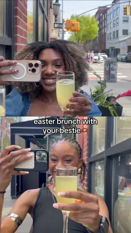 posting before we’re 10 mimosas deep 🫶🏾 #CapCut #splitscreen #easterbrunch #horizontalvideos 
