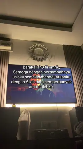 Barakallah fii umrik Saidina🤲🏻🥳, semoga Allah Swt sentiasa merahmati hidupku walau di manapun diri ini berada, diberi umur yg berkah, rezki yang berlimpah, kesihatan yg baik. Moga terus menjadi anak soleh untuk kedua orang tua, diberi iman yg benar, menjadi hamba yg bertaqwa, dan tetap menjadi hamba Allah swt yg bermanfaat untuk insan2 yg lainnya,  Allahumma Aamiin Ya Allah🤲🏻✨ #sannahelwah #barakallahfiiumrik #dirisendiri #janganlupabersyukur #foryoupage #bismillahirrahmanirrahim 