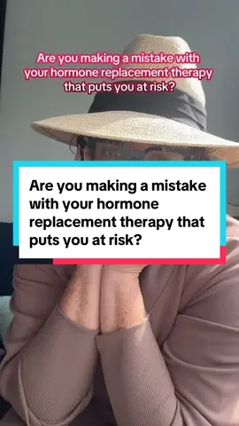 Are you making a mistake with your hormone replacement therapy that puts you at risk? #hrt #thevagdoc #menopause #estrogen #perimenopausesymptom #progesterone #poatmenopausebleed #abnormalbleeding #hrtdosing 