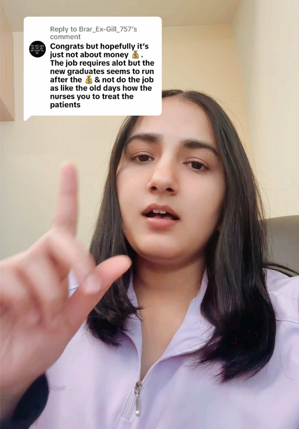 Replying to @Brar_Ex-Gill_757 This field needs passion. Don’t come here just for the paycheque or permanent residency. Healthcare is not your backup plan. #nursing #canada #nursingjobs #immigration 
