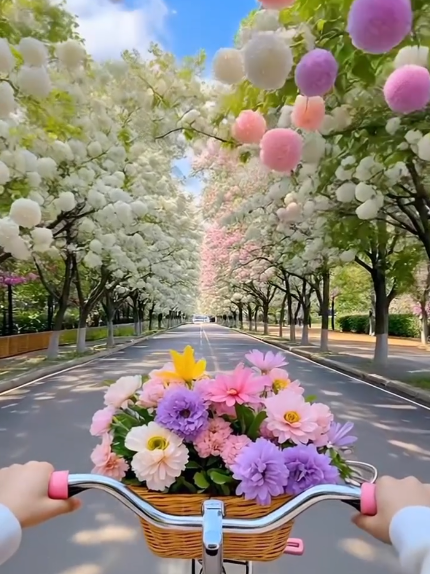 #road #flowers #naturebeauty #naturelover #videobackground #livewallpaper #niceview #amazing #relaxing #freetouse #usenow #trending #viral #foryoupage #foryou 