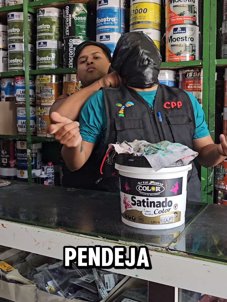 Algunos clientes no ayudan 🙄 🩵️️ Venta de pinturas 🎨 para : - PARED - METAL  - MADERA ✅️informes : 📱941 401424 ✅️ Contamos con delivery 🛵💨.   #comedia #humor #paratii #tacna #trends #clientes 