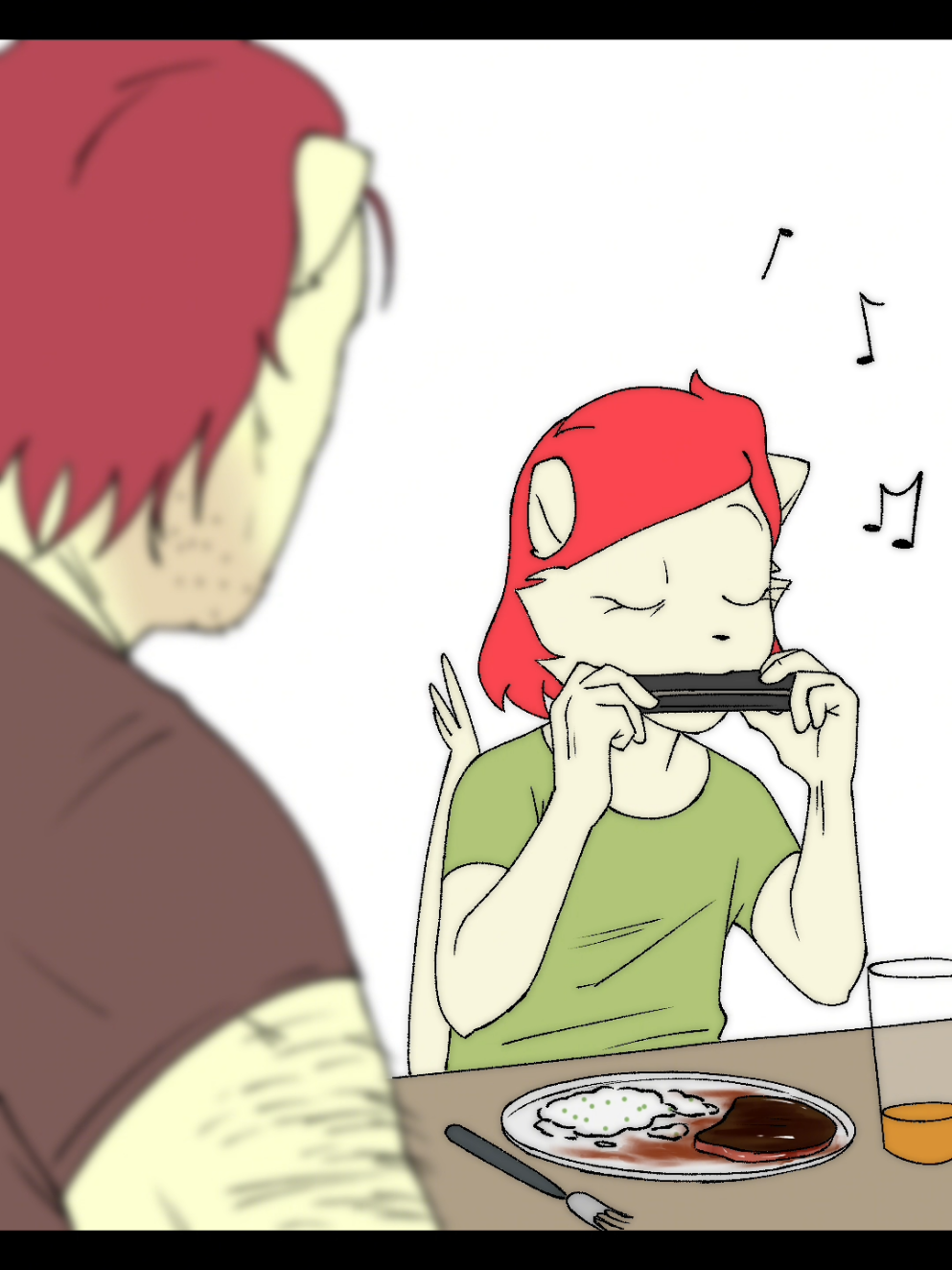 drawing Katherine without her iconic scene-inspired haircut was a challenge  #oc #originalcharacter #foryou #fyp #foryoupage 