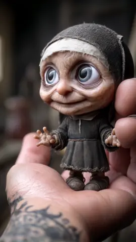 Babies nun 👻 #babynun #scarybaby #horrorai #klingai #aiartist 