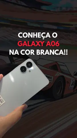Esse é o Galaxy A06 na COR BRANCA! Simples, moderno e bonito! #samsunggalaxy #galaxya06 #handson