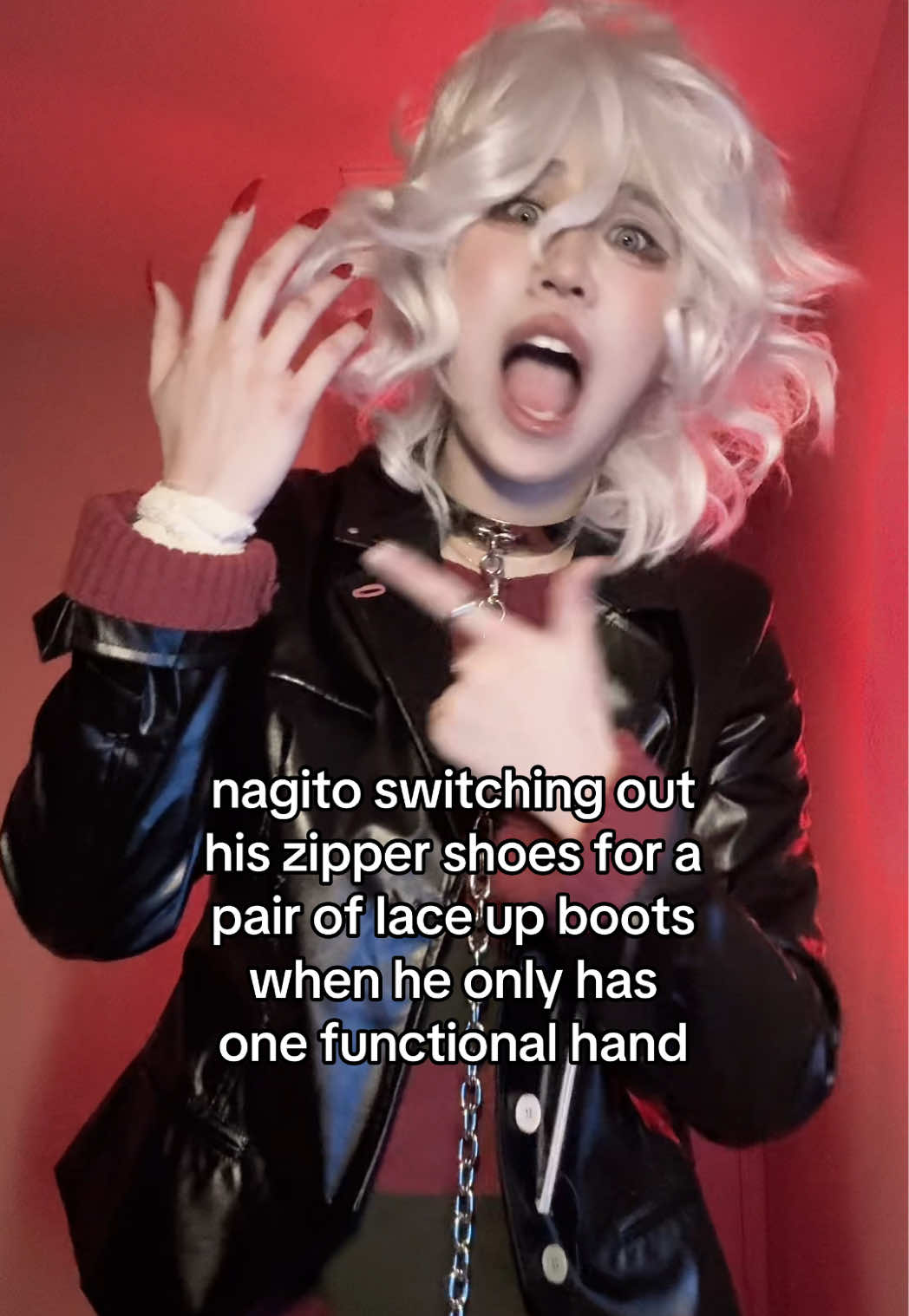 whatever causes the most despair i guess LOL #nagitokomaeda #servantnagito #nagitokomaedacosplay #servantnagitocosplay #danganronpa 