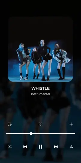 WHISTLE filtered instrumental #blackpink #Instrumental #kpop #jennie #rose #jisoo #lisa #whistle