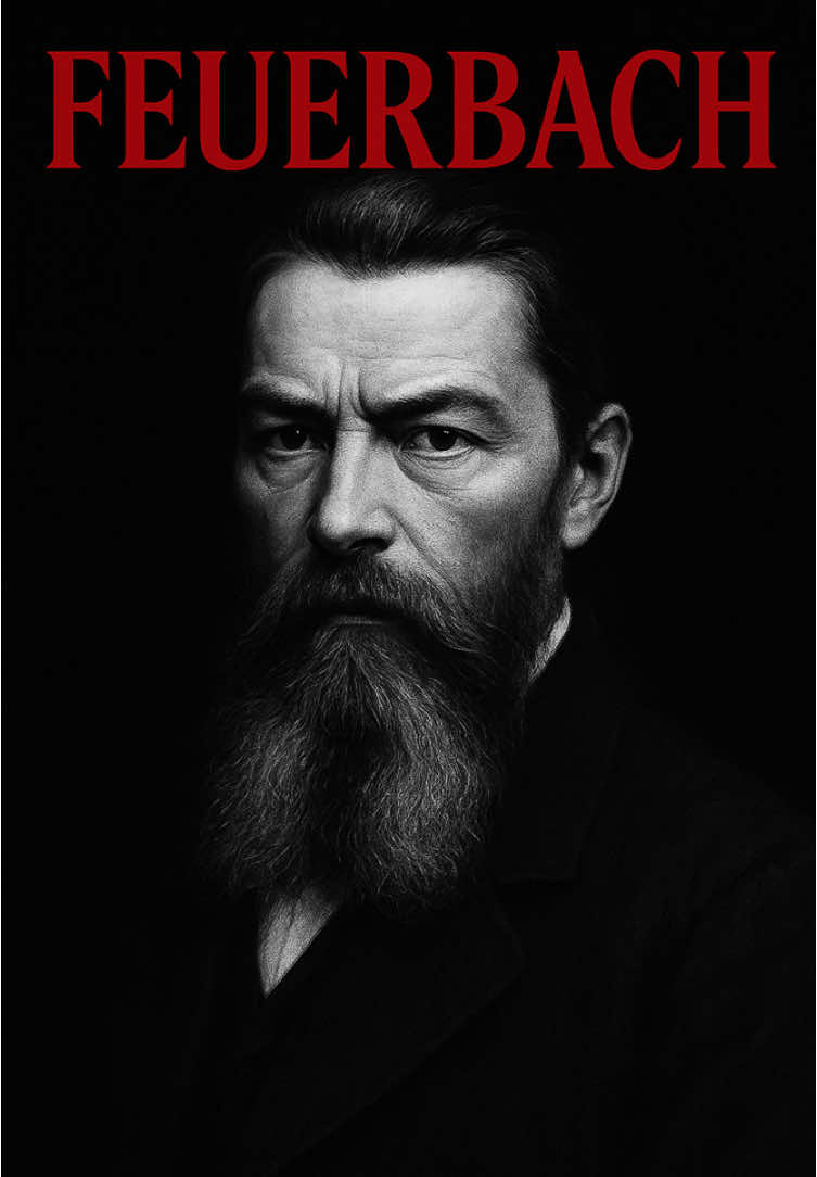 Foi Deus quem te criou, ou foi você quem precisou inventar um? - - - - - - #ludwigfeuerbach #filosofia #sabedoria #reflexão #critica #jesus #deus #religiao #hipocrisia 