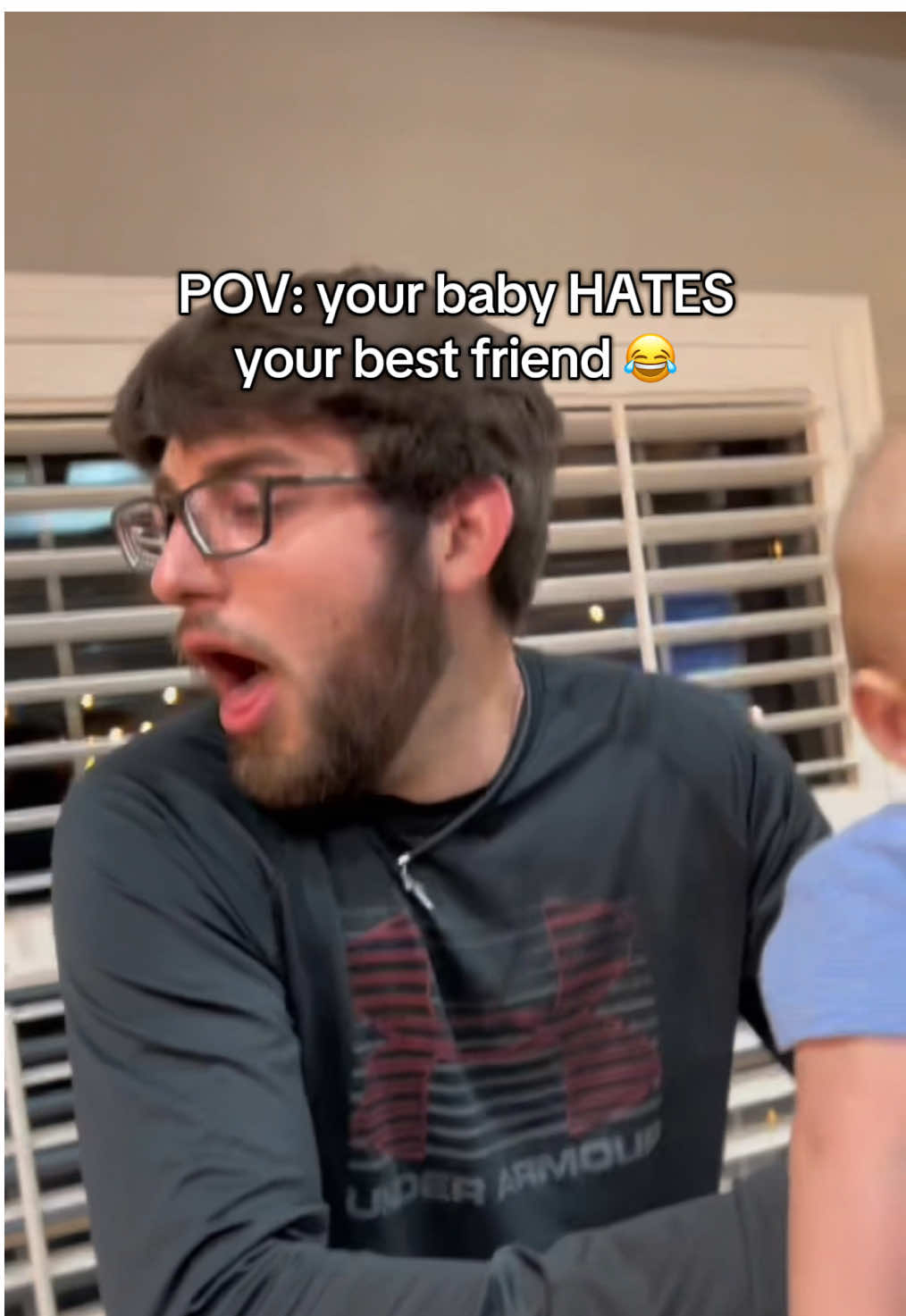 Tag a friend who doesn’t like babies 👶🥹 #badfriend #firstimemom #diaperbag #babyregistry #momhacks 