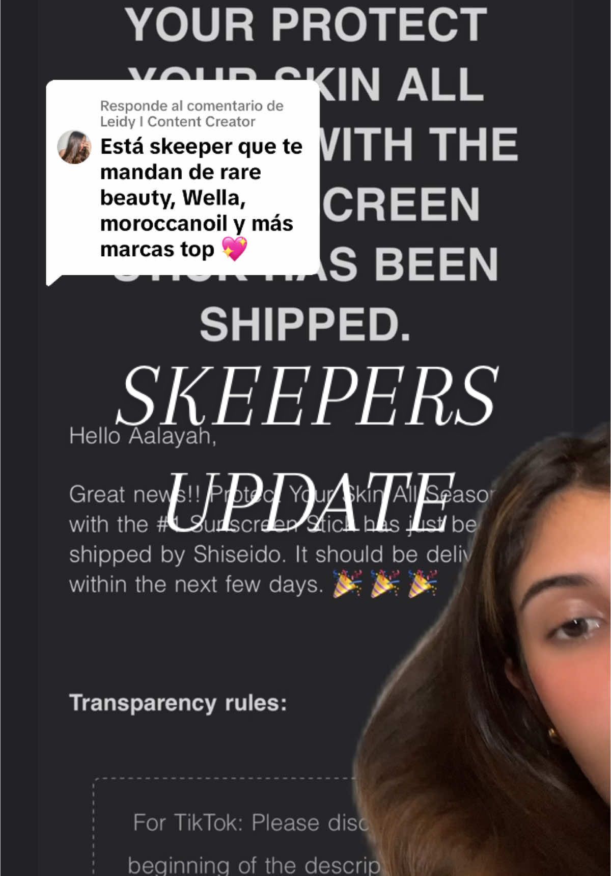 Respuesta a @Leidy I Content Creator #greenscreen SKEEPERS update !✨🫶🏻🫶🏻🫶🏻🫶🏻 #fyp 