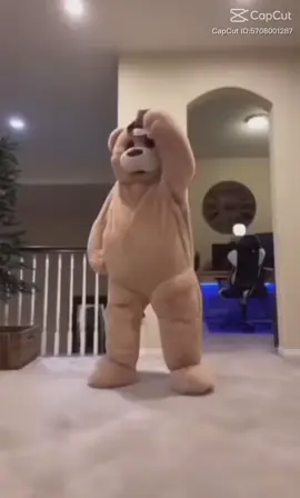 funny bear costume dancing #funny #dancing 