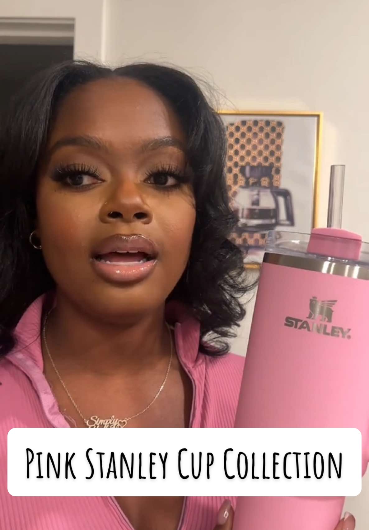 Updated Stanley cup collection ft 40 oz Sizzling Pink🌸 #StanleyCup #stanleycupcollection #pinkstanley #sizzlingpinkstanley #stanleygirl #fyp #blackgirlslovestanleys 