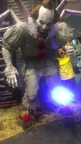 Throwback to Transworld 2018. #transworld #transworldhaa #transworldhauntshow #halloween #hauntedhouse #pennywise #IT 