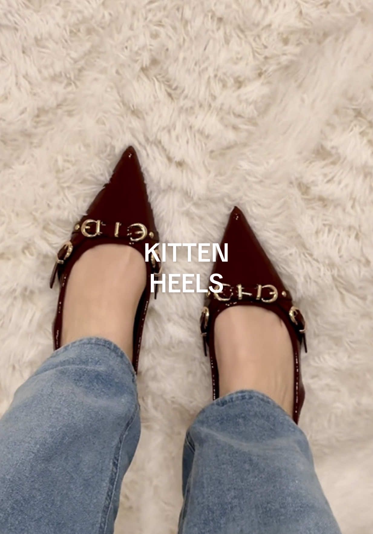 I’m obsessed 🥀 #kittenheels #heels #tiktokshopfinds #shoes 