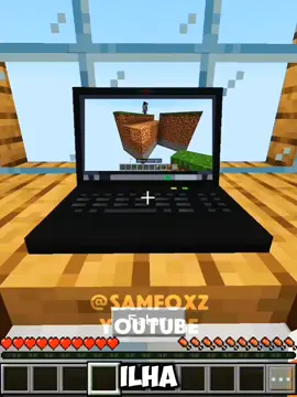 mundo virou sky block…#fyp #foryoupage #Minecraft 