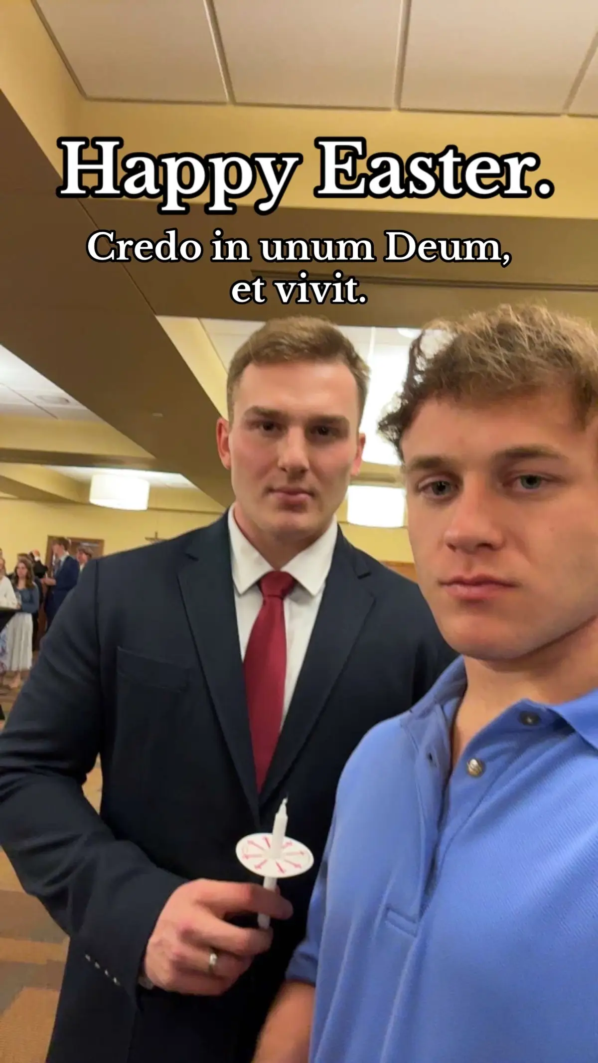 I celebrated all of Holy Week, and after 10 months I have professed my faith and been confirmed with my Wife and many friends. Two friends of mine came into the church thanks to my invitation and I was happy to see them learn and grow. We will win.  #faith #Love #community #christ #catholic #catholicism #latin #america #menshealth 