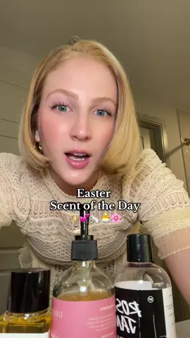 Happy Easter! What was your scent or layering combo of the day? ✨🐇🐣🌸💕 Layering combo: 1. @LUSH Rose Jam shower gel  2. @Orena Fragrances Divine Seduction body oil (code ERIN10 for 10% off!) 3. Matiere Premiere Radical Rose 4. @Gisou Honey infused hair perfume in lavender berry  #perfumetiktok #perfumetok #perfumelayering #perfumelayeringcombos #scentoftheday #orenafragrances #springscent 