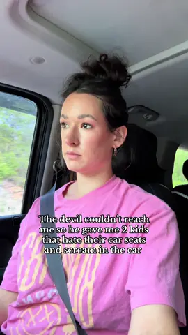 I mean I thought the 2nd one would like it a little better at least 😭😂 #carseat #momof2 #momlife #momlifebelike #momandkids #sahmof2 #sahmomsbelike #cardriving #kidsbelike 