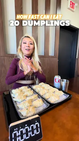 20 dumplings challenge 👀
