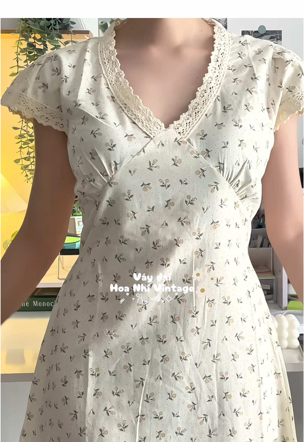 Đầm hoa nhí cho nàng bánh bèo #unboxing #review #vayhoanhi #vayhoanhixinh 