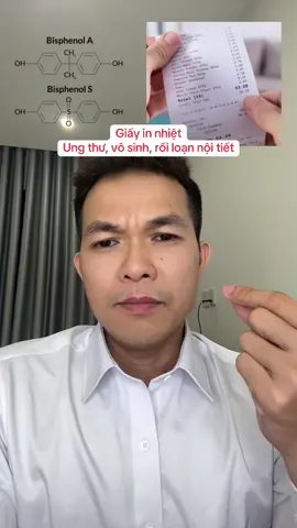 Giấy in nhiệt Ung thư, vô sinh, rối loạn nội tiết #tsdsngocan #duczohar #whcsktt #songkhoe247 