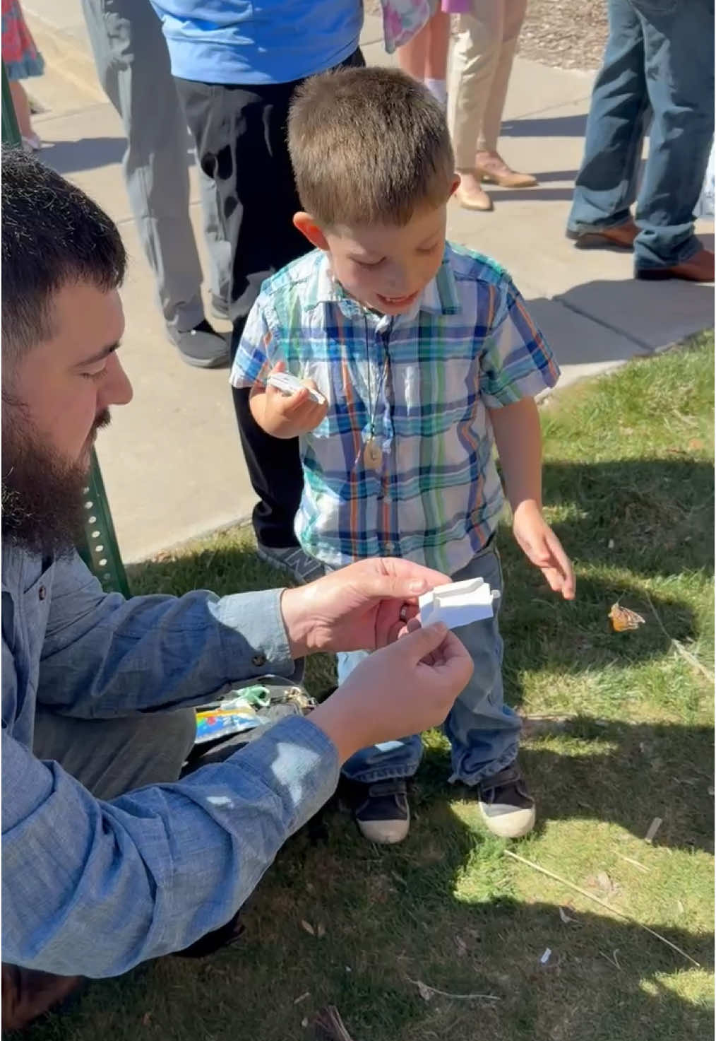 Today presented a beautiful lesson about the circle of life. You're welcome, kids. #butterfly #butterflyrelease #ButterflyFail #MagicalMomentish #NatureIsBrutal #WhoSteppedOnHope #easter #easterfail #easterfailkids #memoryunlocked #crushed #traumatic #kids #funny #ruinedit  #nailedit #kidsfail #fail #failarmy