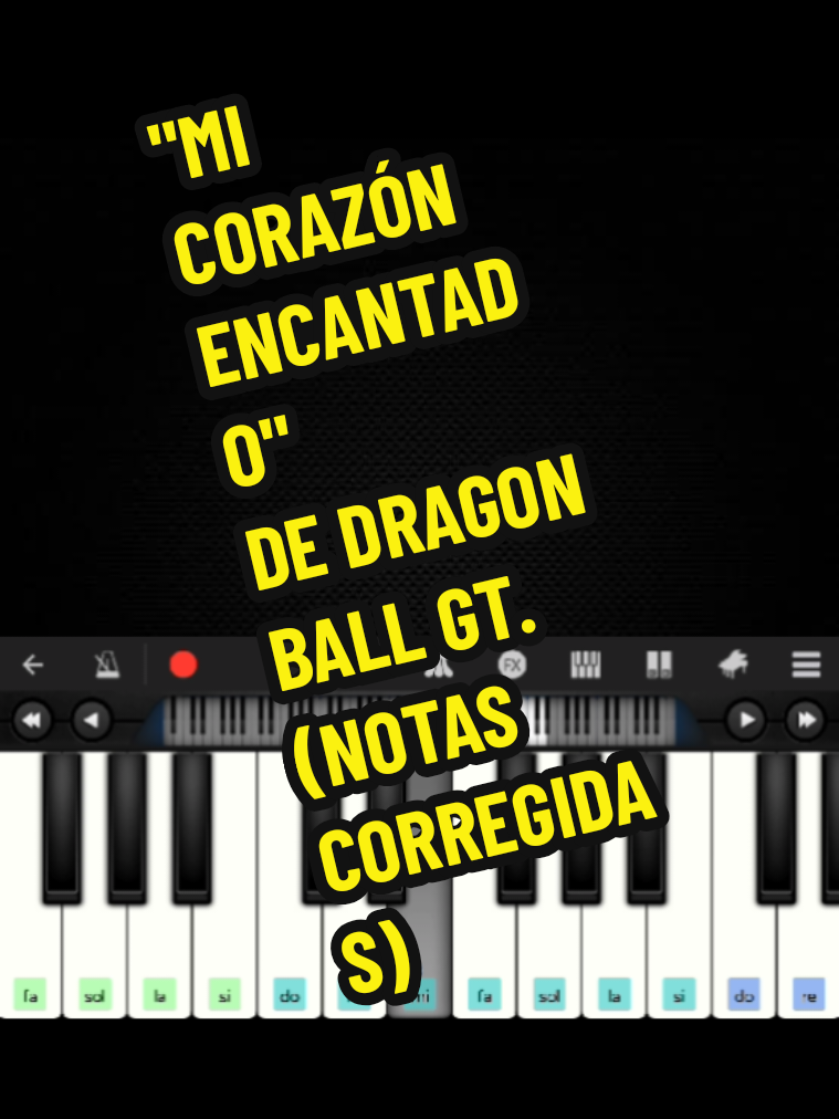 Respuesta a @pejopuffs Version fácil notas corregidas. #pianotutorial #PerfectPiano #piano #sencillo 